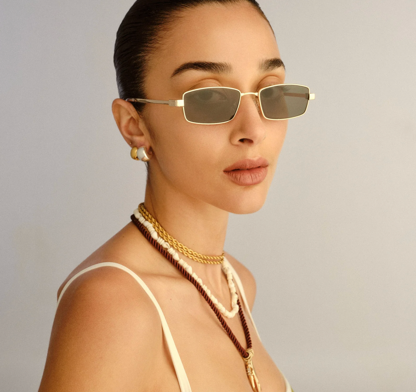 Bizarro gold sunglasses