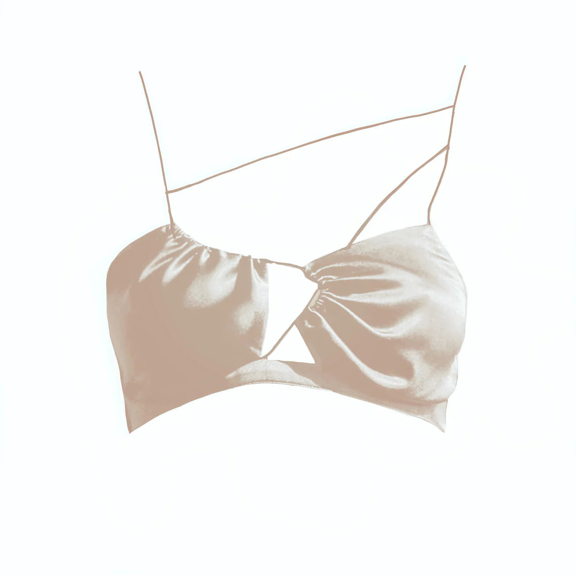 Maeve silk top ivory