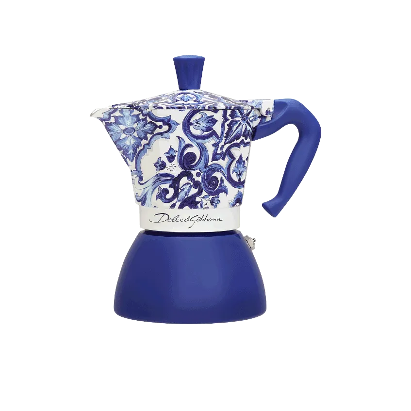 Moka Induction Bialetti Dolce&Gabbana Mediterranean Blue