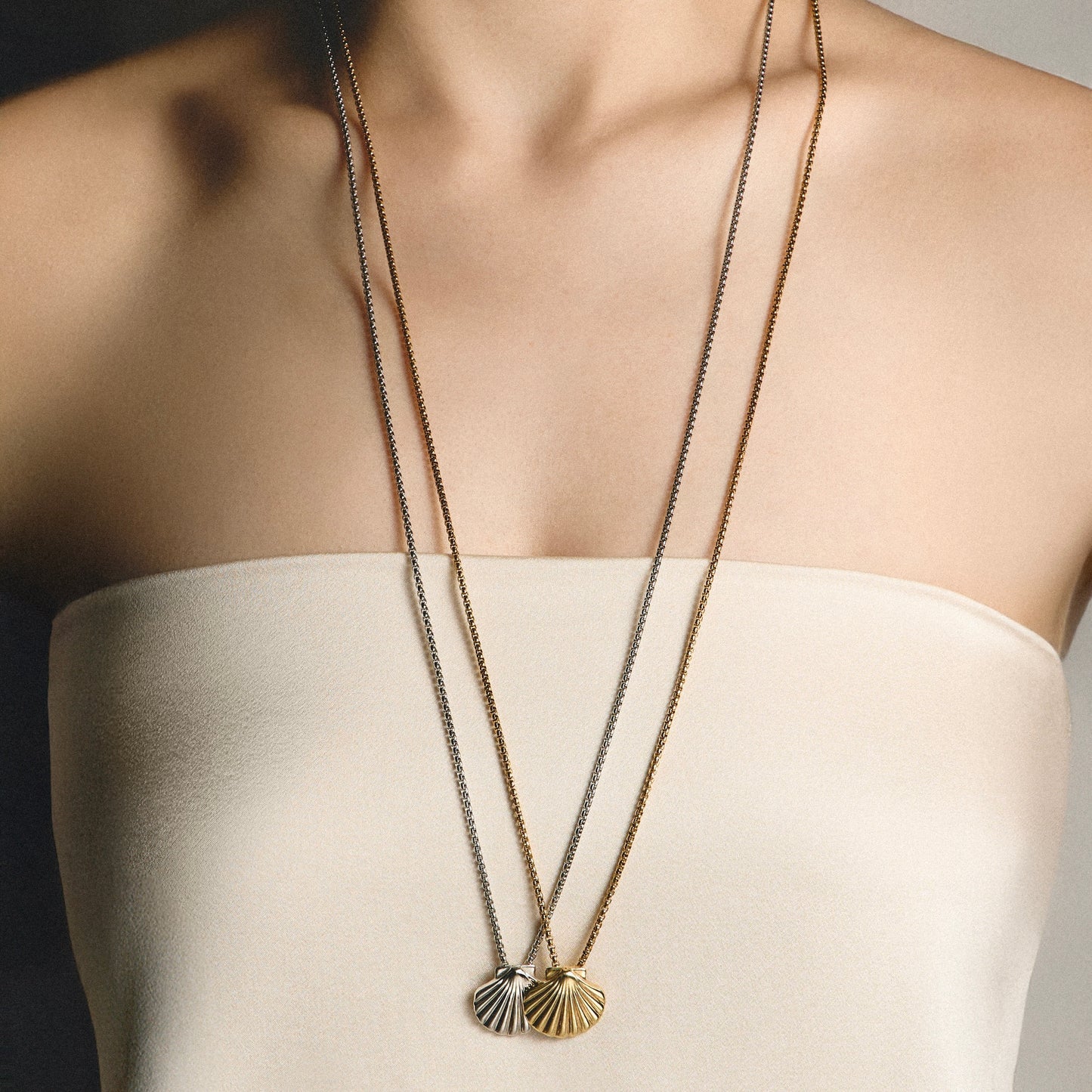 Long Chain Shell gold