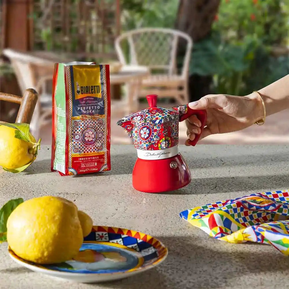 Moka Induction Bialetti Dolce&Gabbana Sicilian Cart