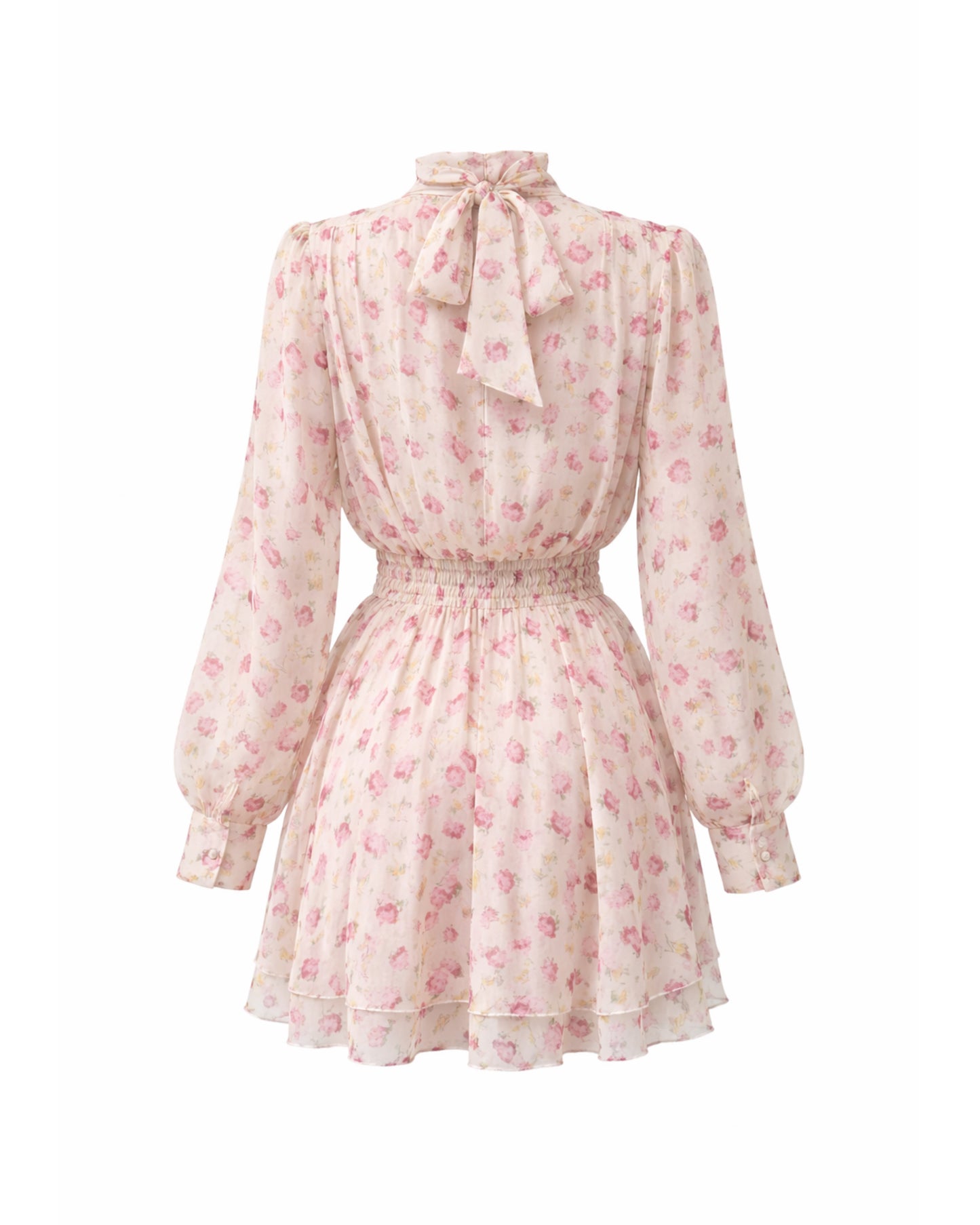 FLORAL ROSE MINI DRESS