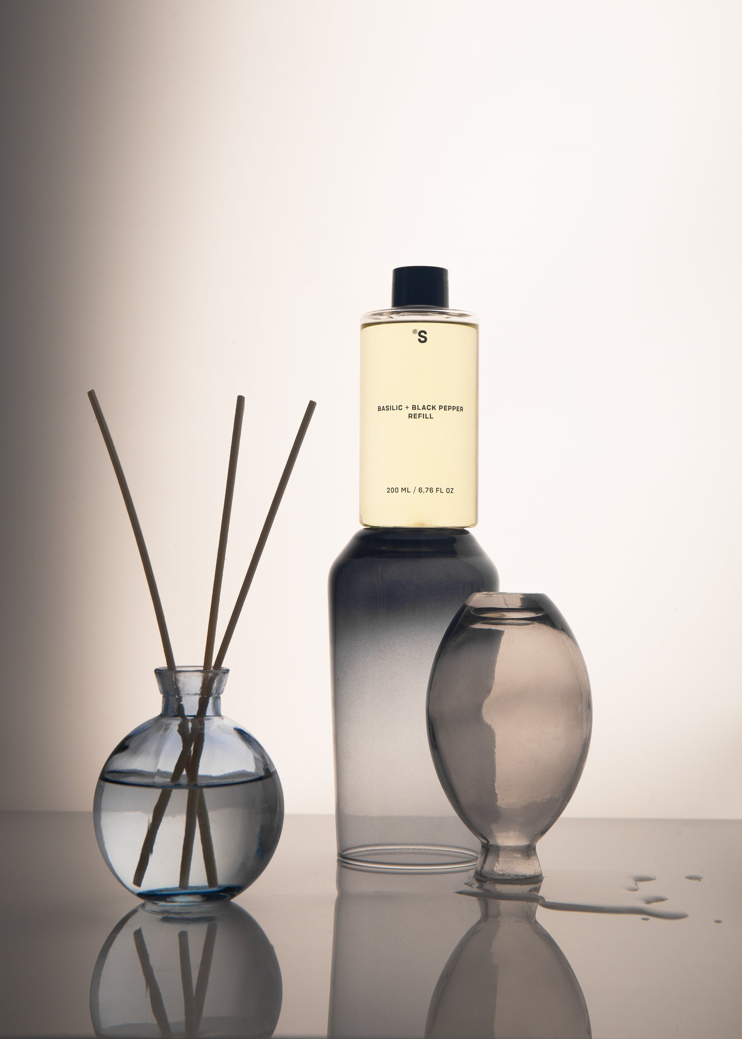 SISTER'S AROMA Refill for home fragrance | BASILIC + BLACK PAPER