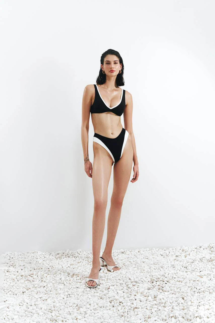 OUT OF OFFICE BLACK SWIMSUIT