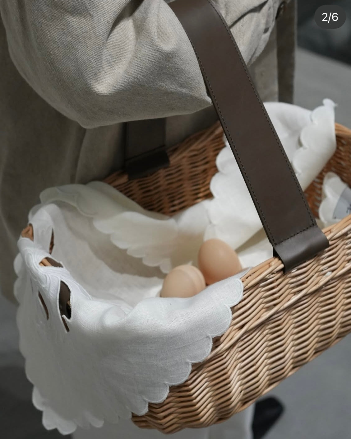 LINEN HEADBAND WHITE