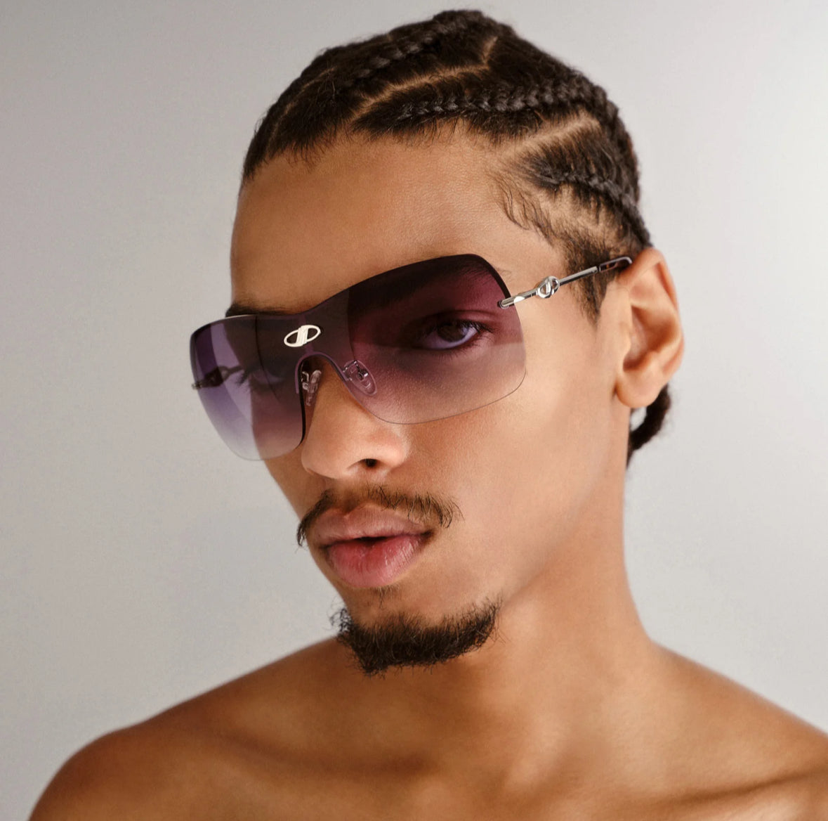 Parallel universe silver sunglasses