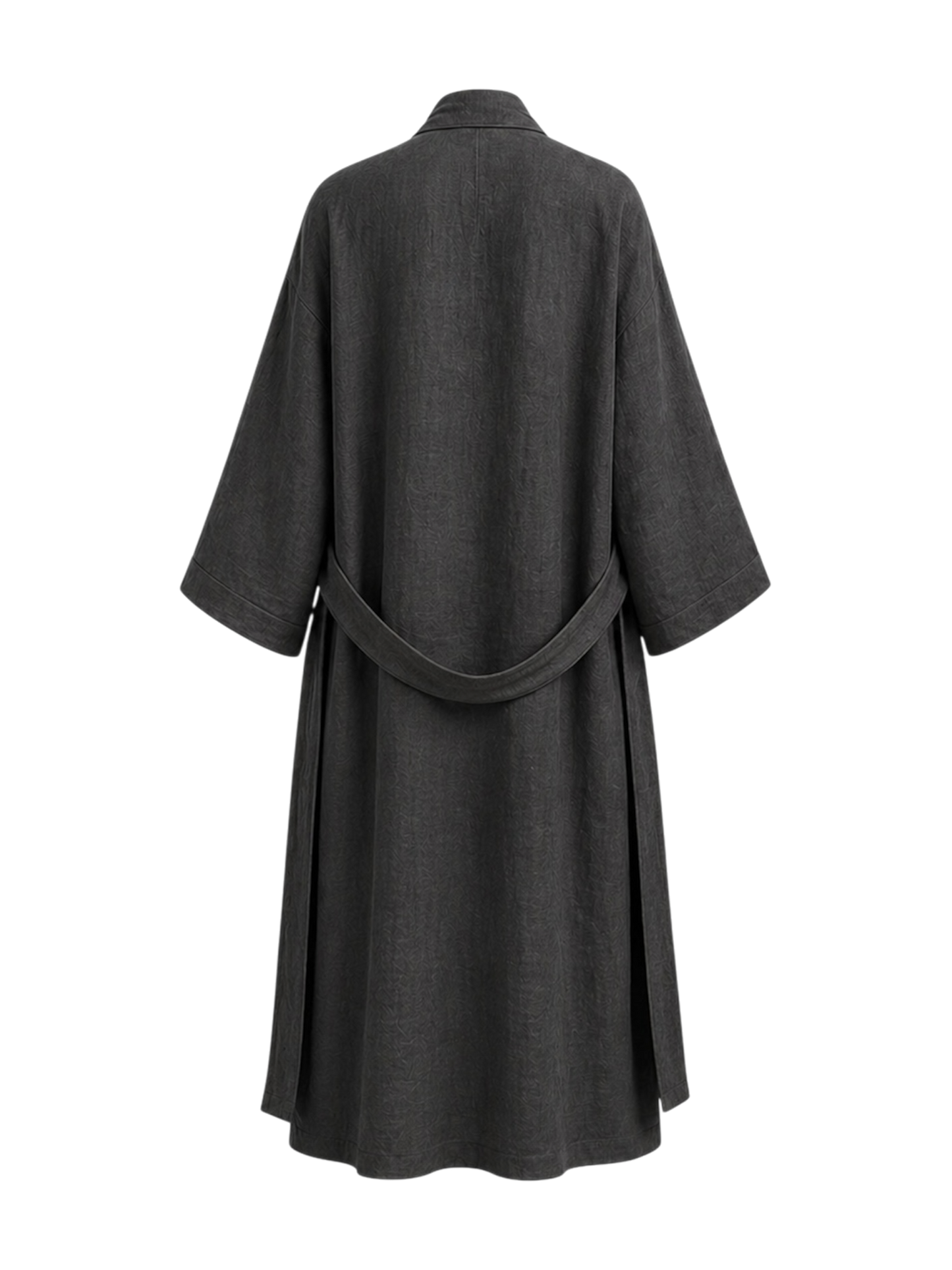 Graphite Kimono for Women Relaxed Fit – Lightweight Linen Summer Cover-Up