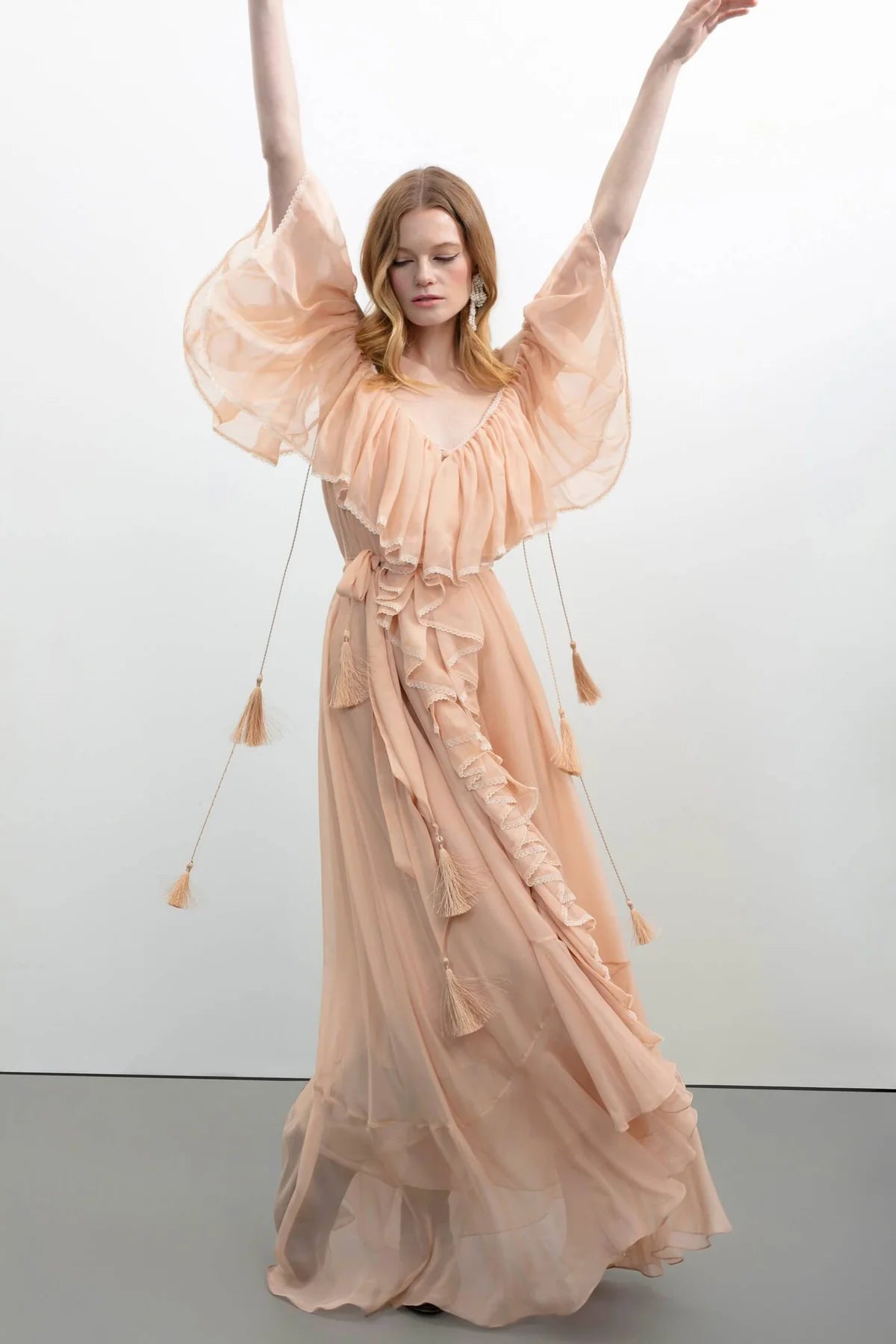 SAN FRANCISCO MAXI BEIGE DRESS