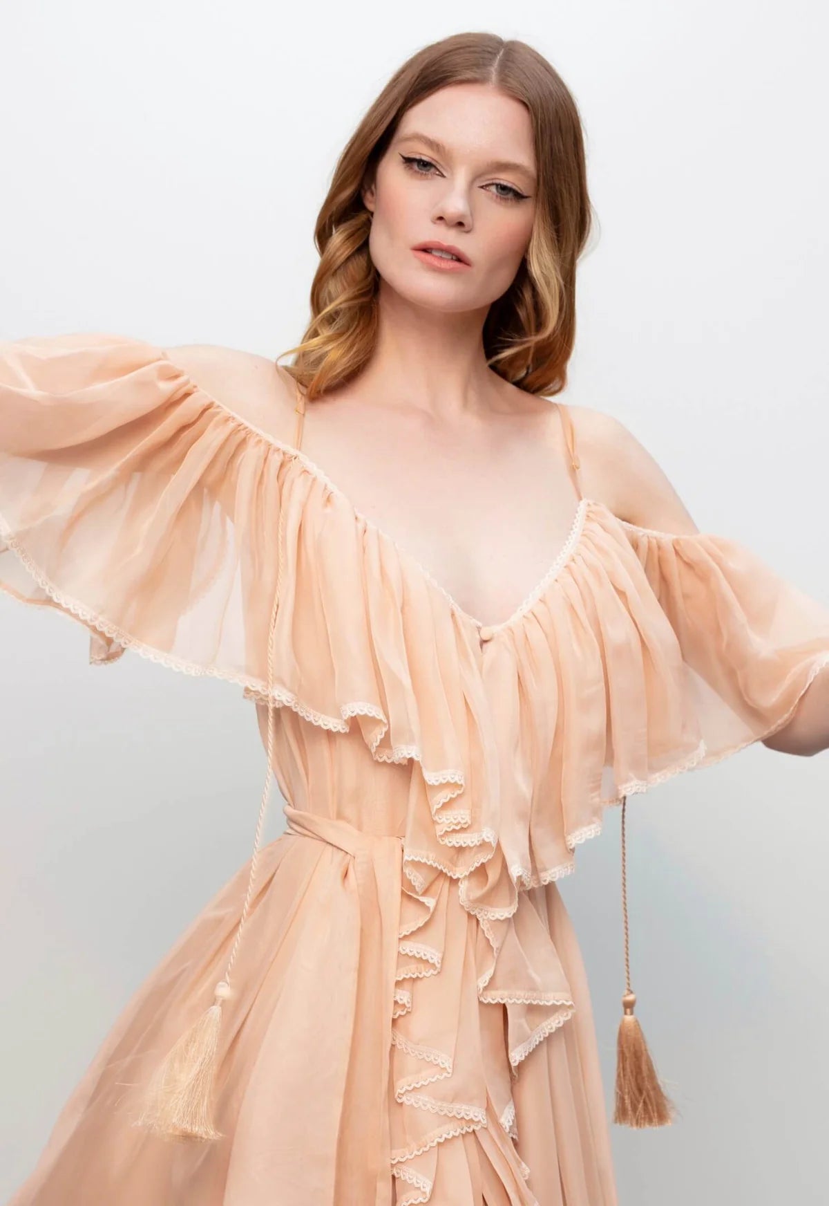 SAN FRANCISCO MAXI BEIGE DRESS