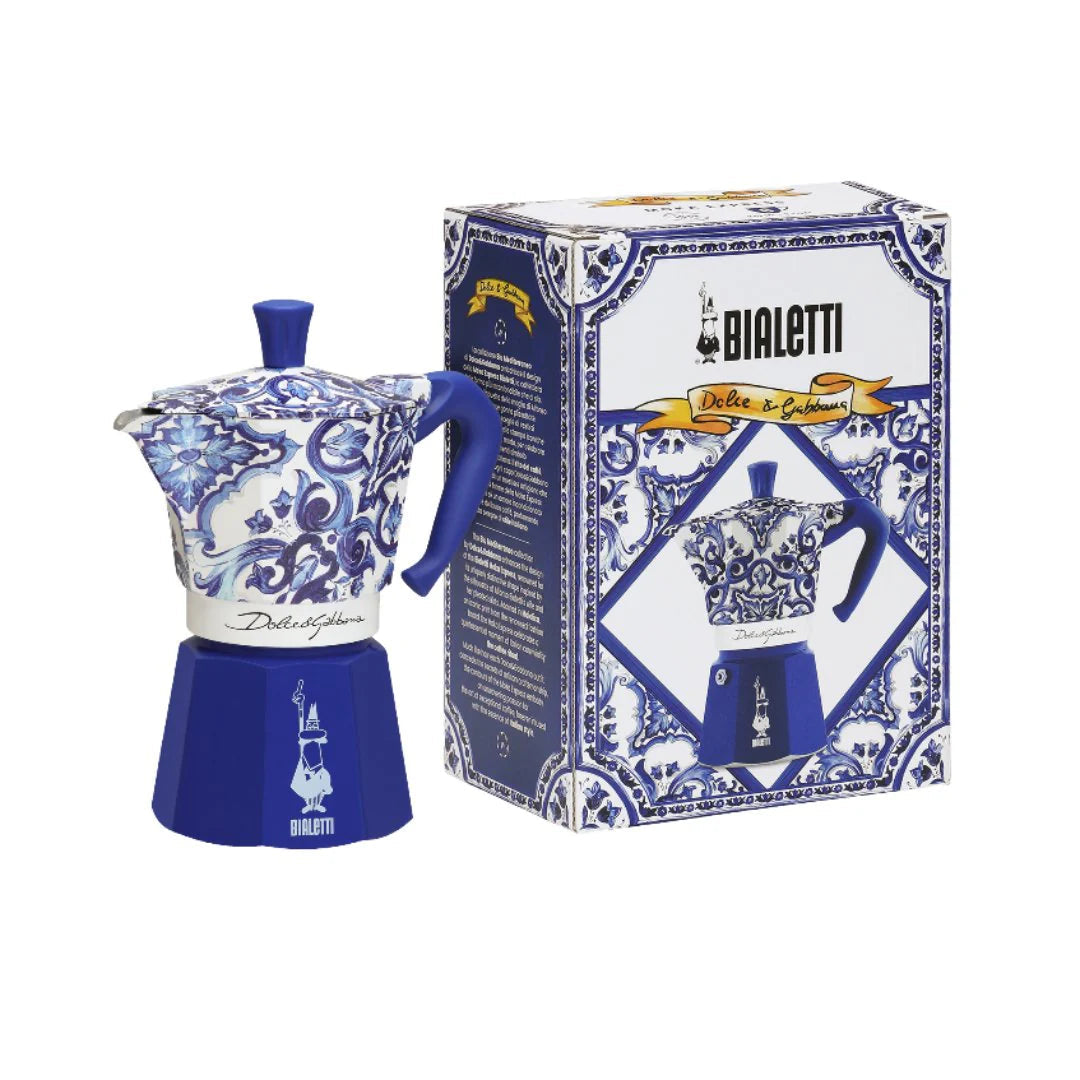 Moka Express Bialetti Dolce&Gabbana Mediterrean Blue BIG