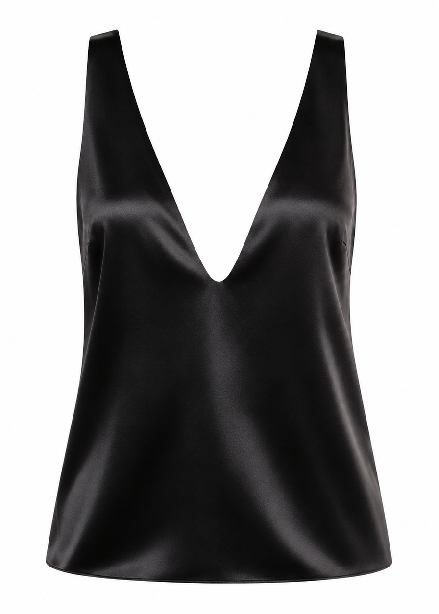EOS SILK BLOUSE BLACK
