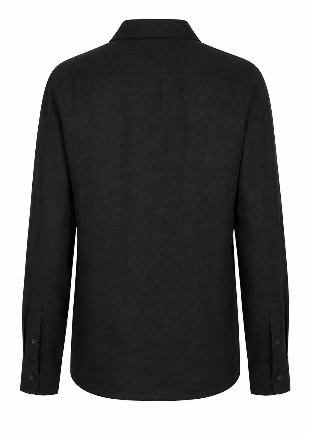 Unisex Black Linen Shirt – Lightweight & Breathable Casual Button-Up