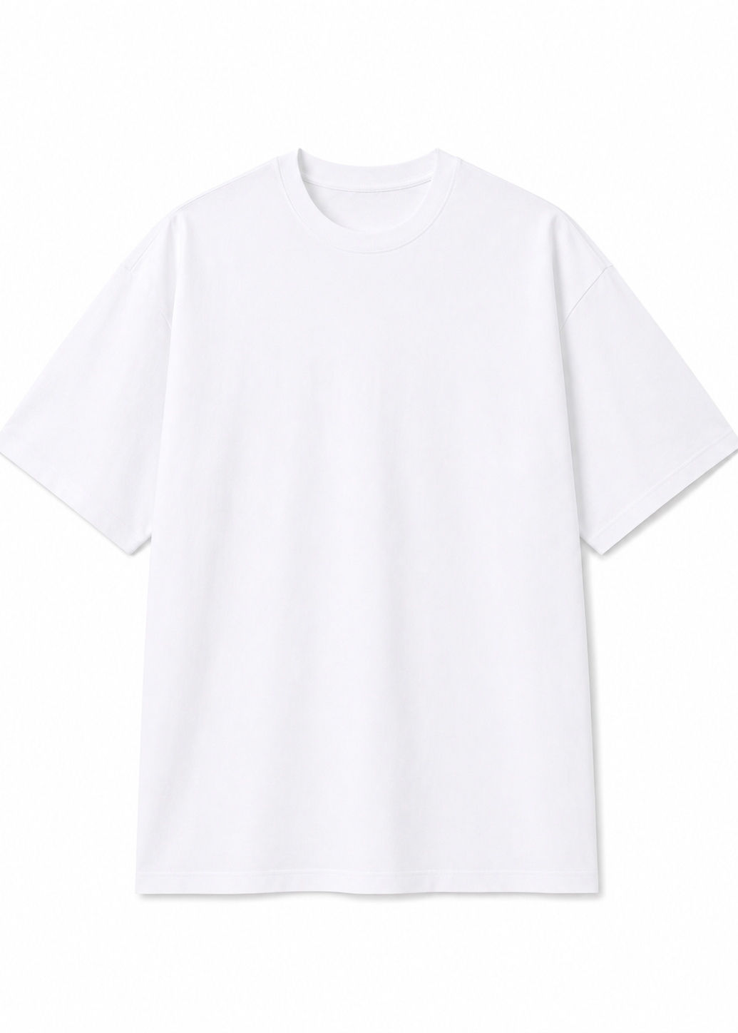 Basics Unisex Lightweight White T-Shirt