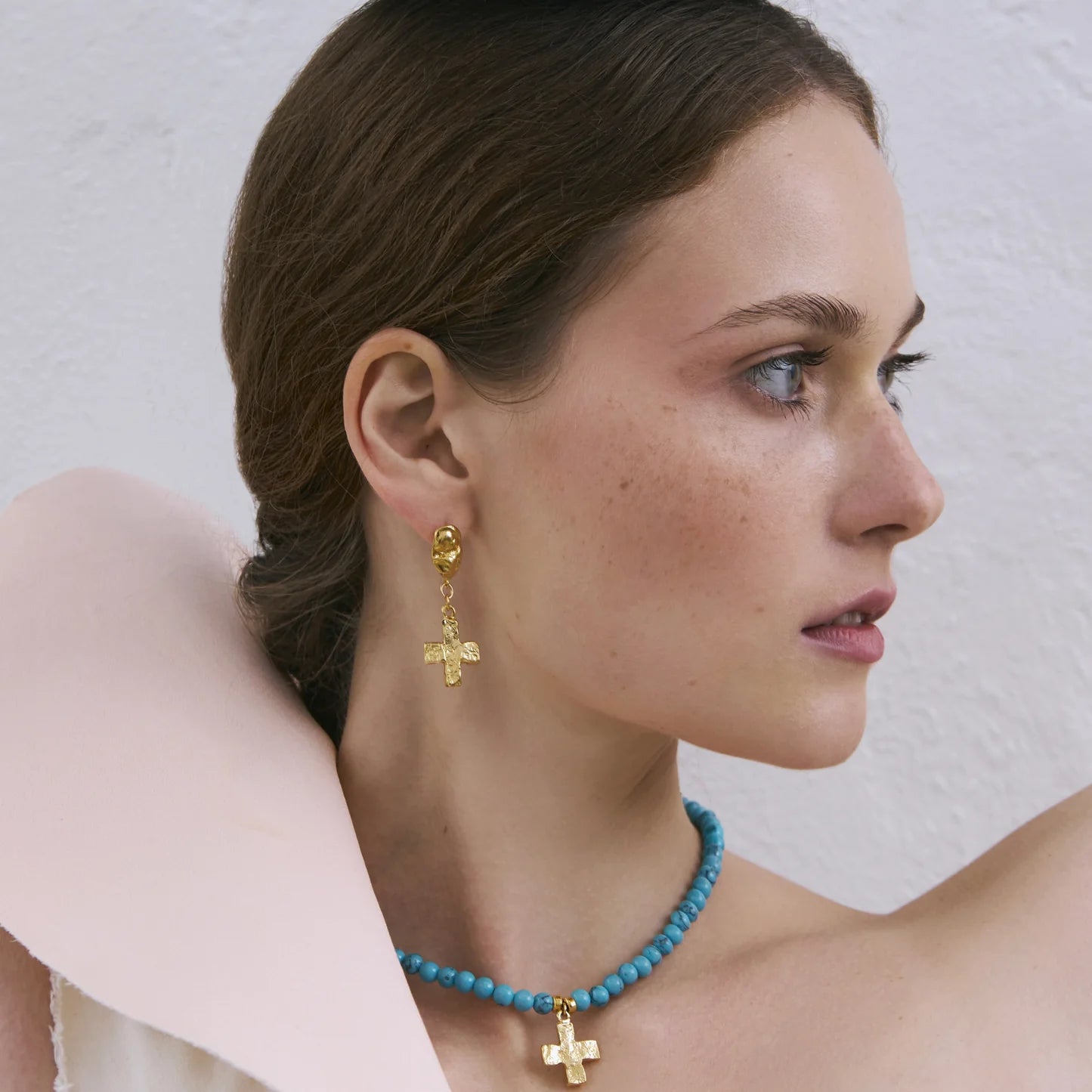 Asymmetric Earrings OBERIG gold