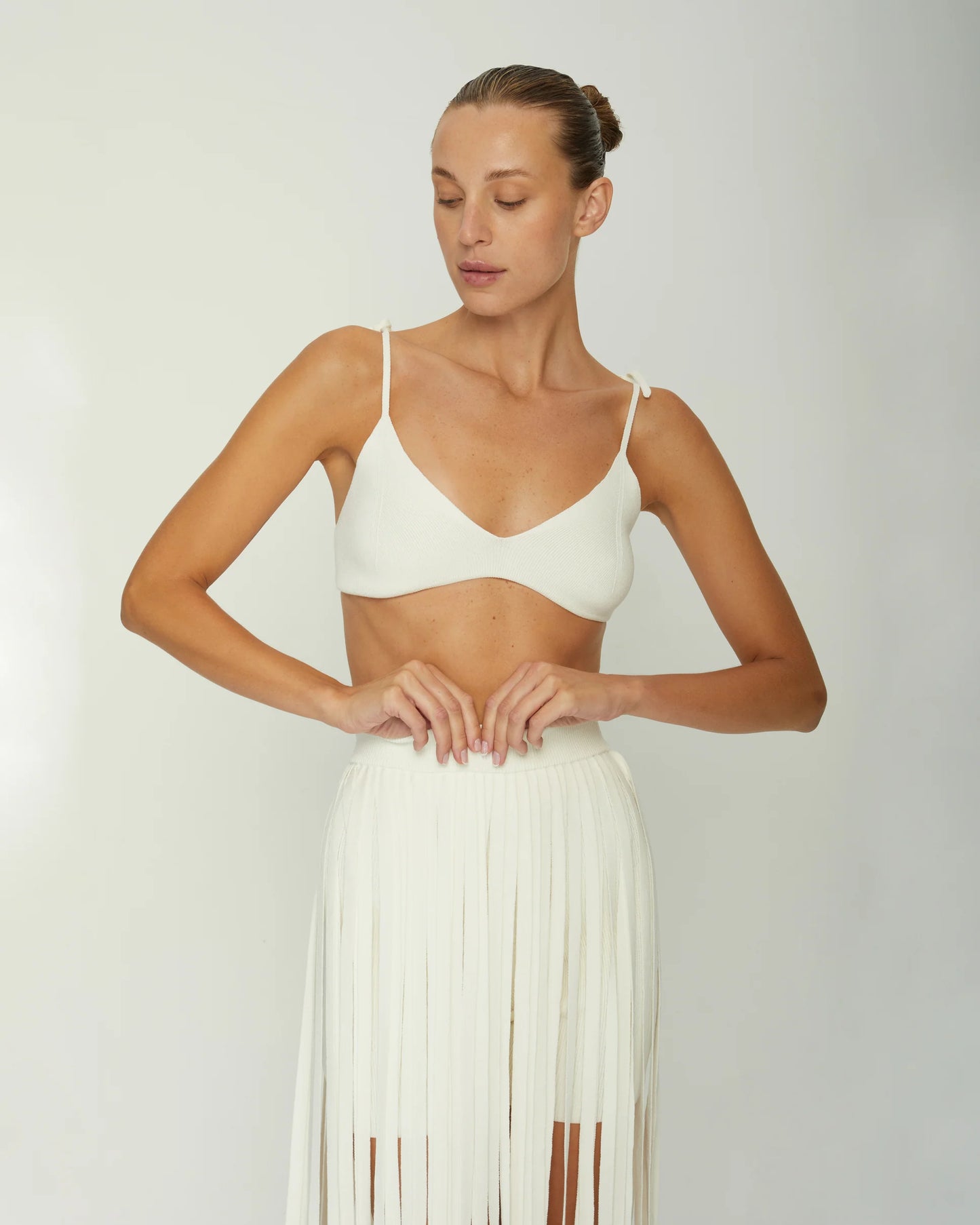 KNITTED VISCOSE SET