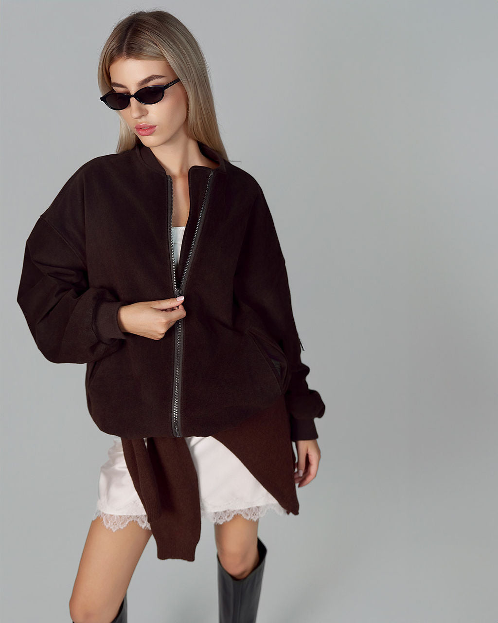 100% SUEDE LEATHER JACKET