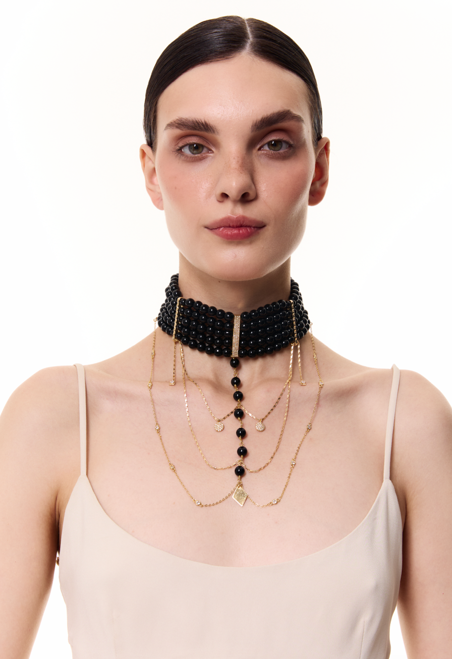 INNOCENT" NECKLACE BLACK