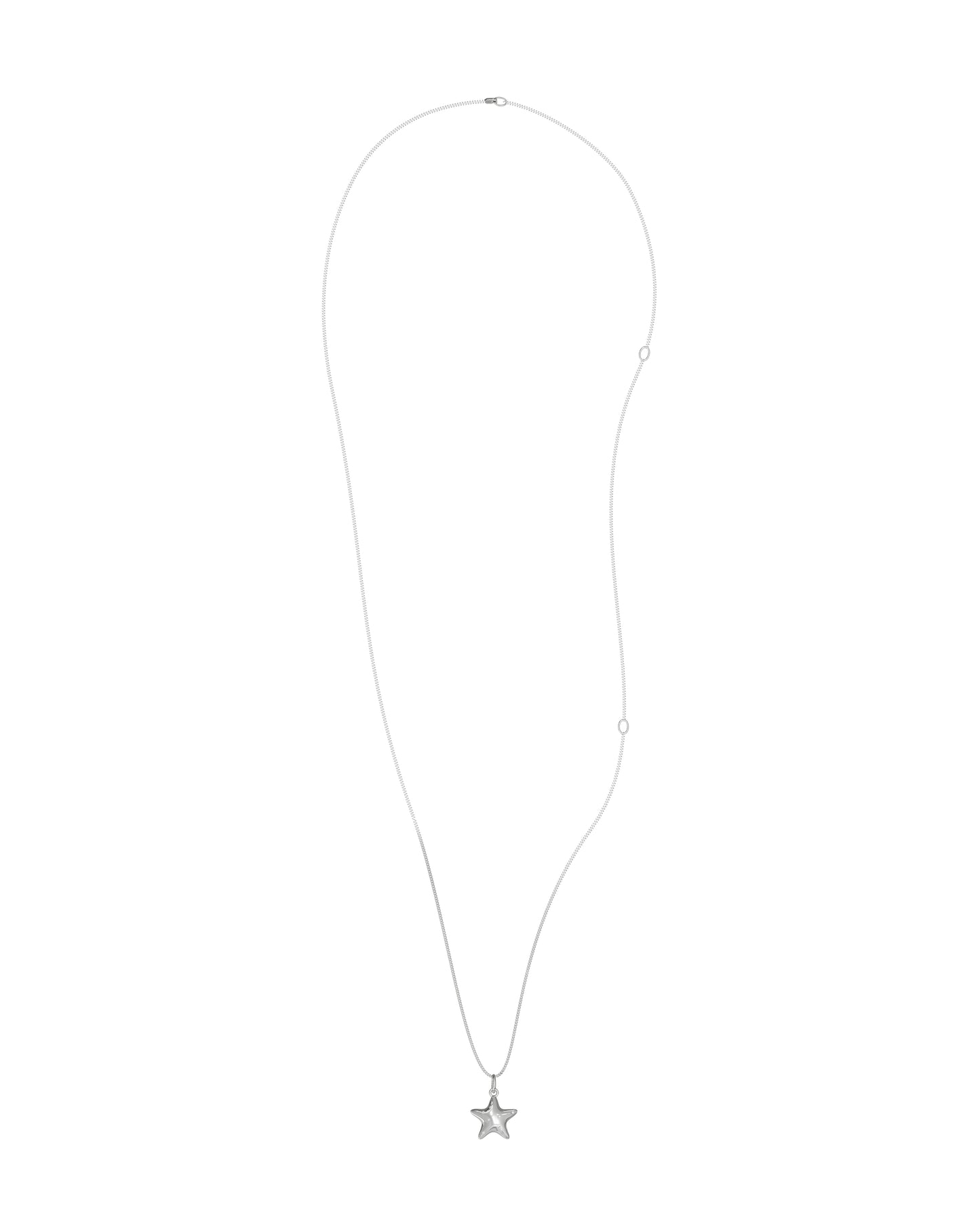 NECKLACE STAR WITH DIAMONDS - MAKE A WISH