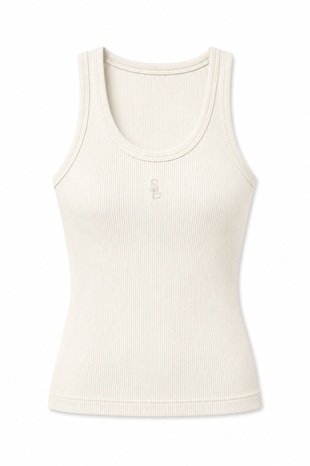 IVORY TANK TOP LOGO BOTANIQUE