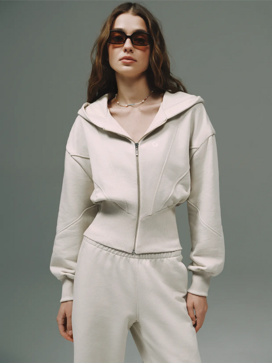 Cream Corset Tracksuit