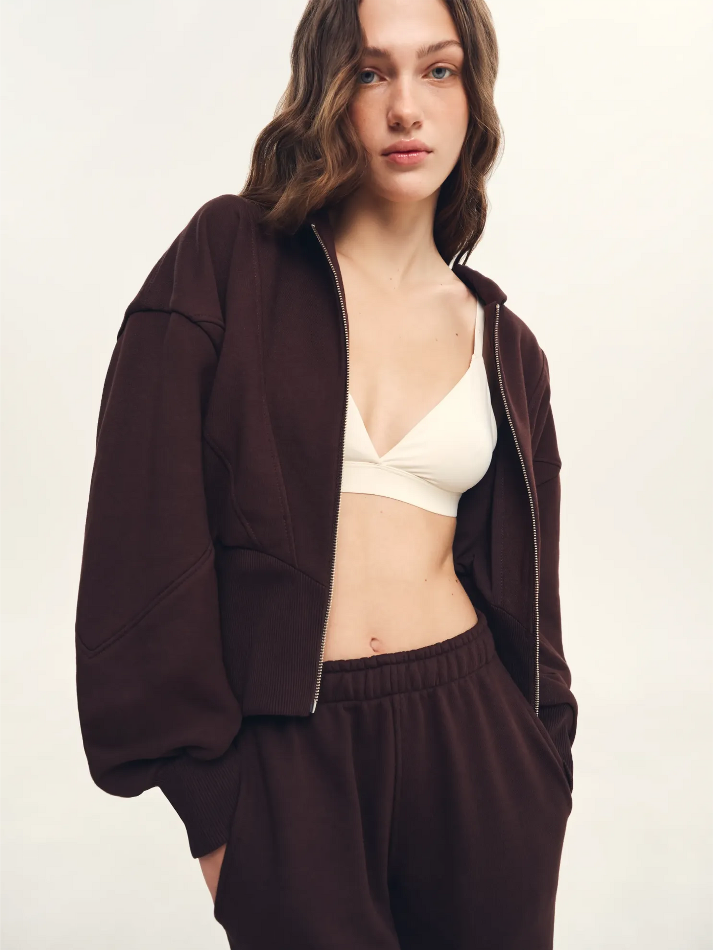 Chocolate Corset Tracksuit