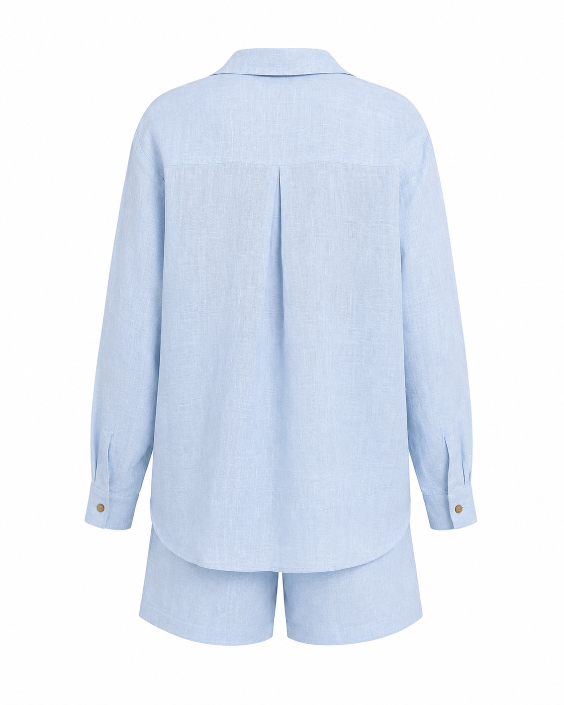 Baby Blue Linen Suit
