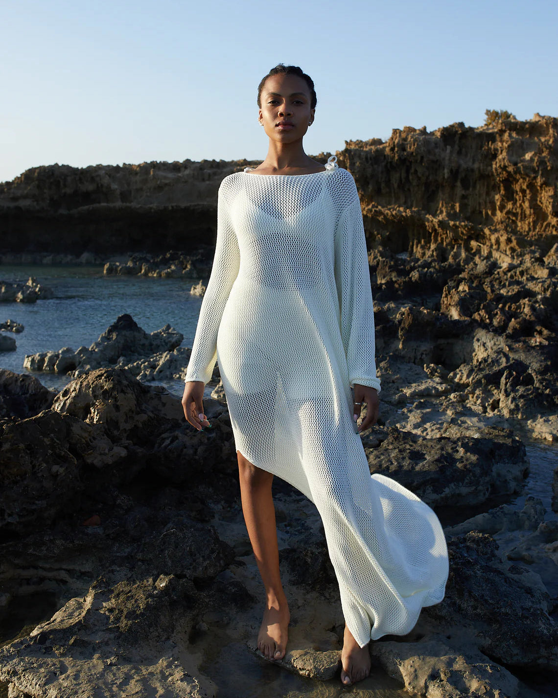 ANGE MAXI IVORY DRESS