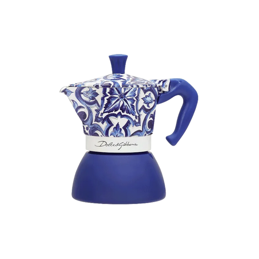 Moka Induction Bialetti Dolce&Gabbana Mediterranean Blue