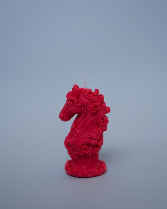 Handmade Soy Wax Shaped Candle – Natural Luxury Home & Holiday Gift RED