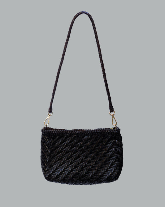 HANDMADE LEATHER BAG BLACK