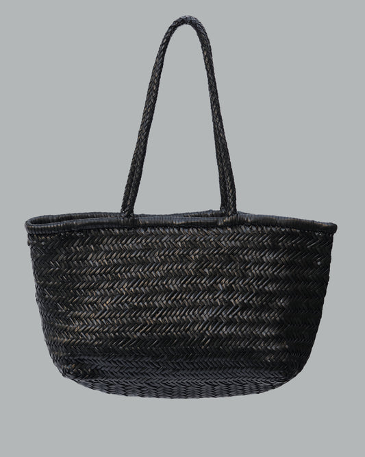 HANDMADE LEATHER BAG BLACK