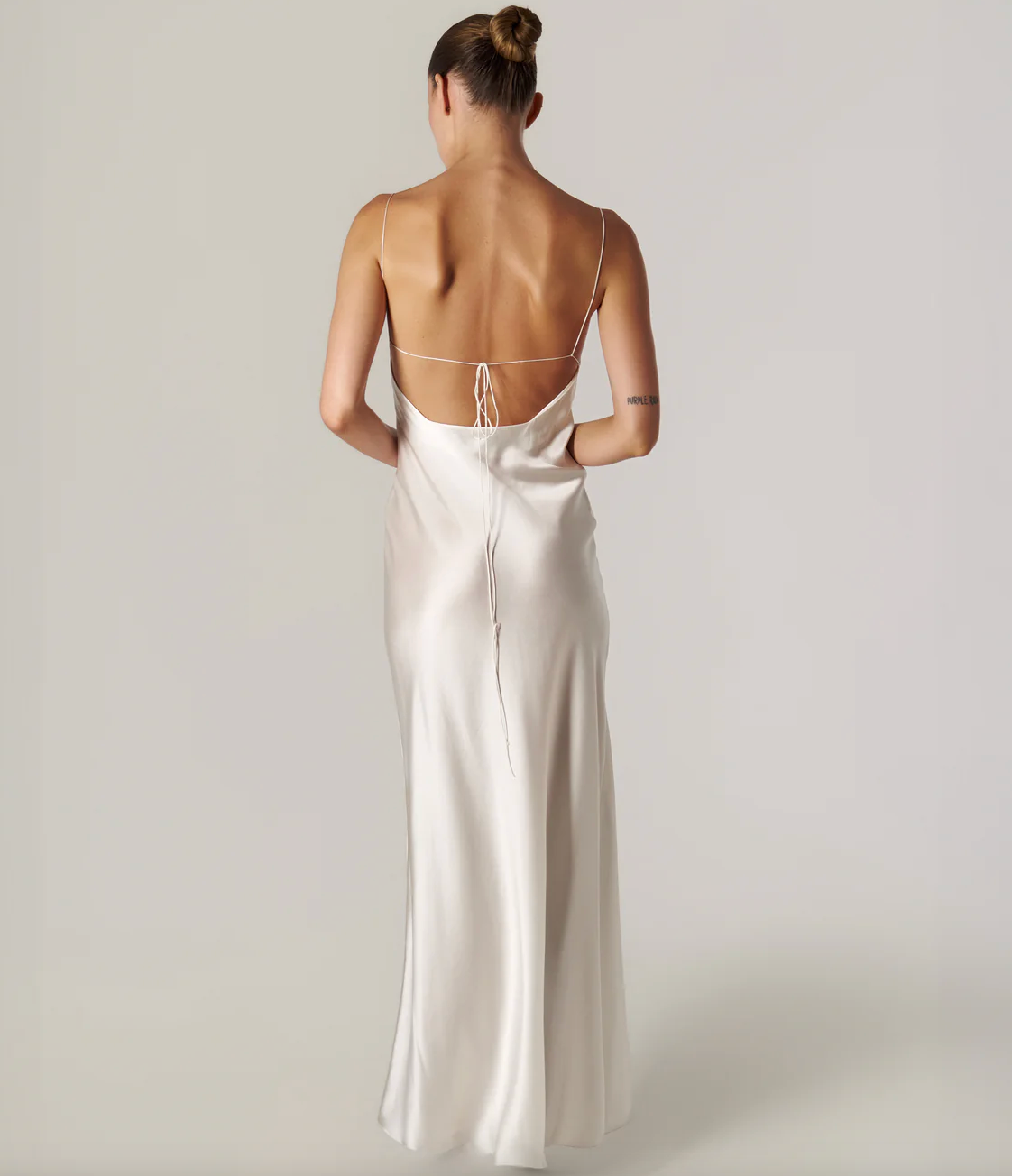 Naomi maxi dress white