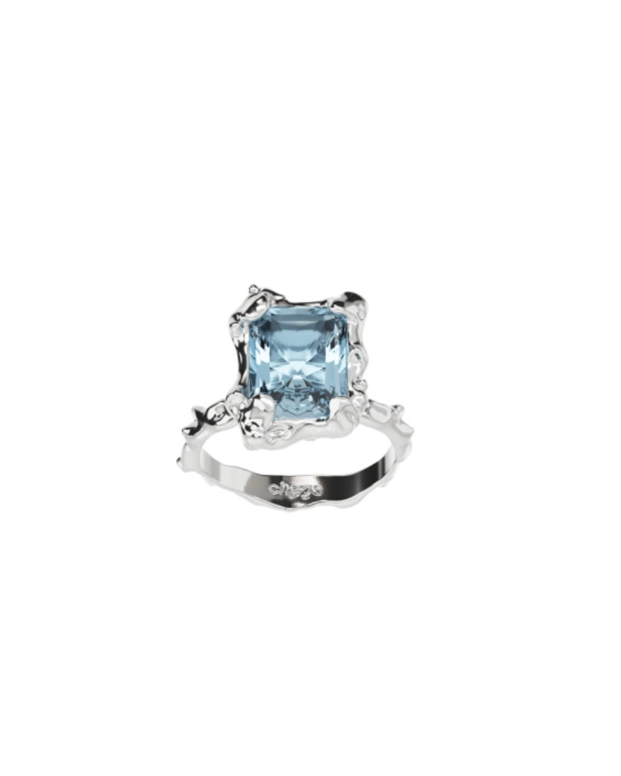 Ring New Classic Sky Topaz silver