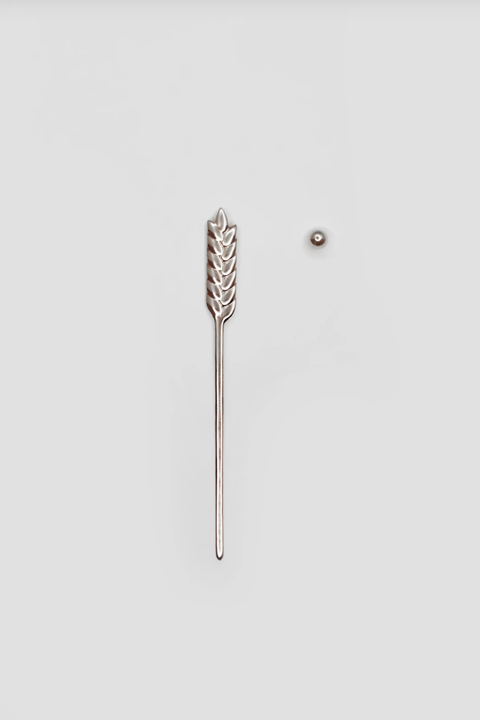 SUN KISSED SILVER MONO EARRING