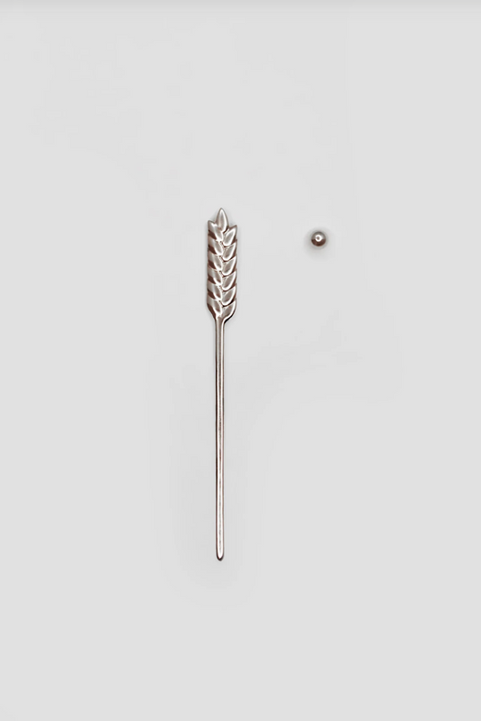 SUN KISSED SILVER MONO EARRING