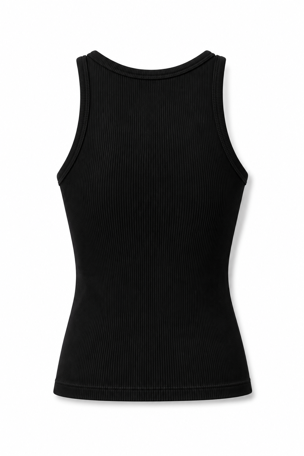 BLACK TANK TOP LOGO BOTANIQUE