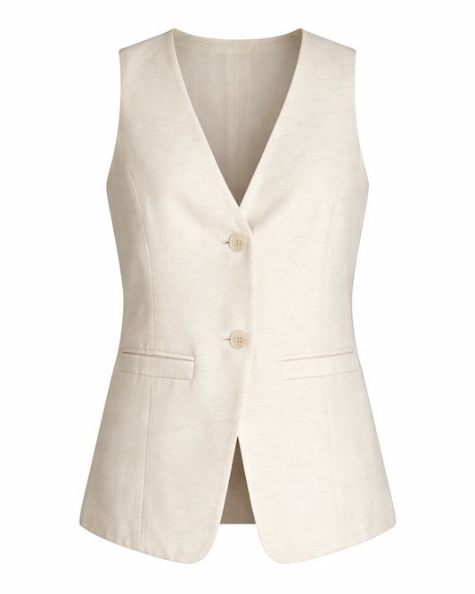 VEST IN MILK TONE