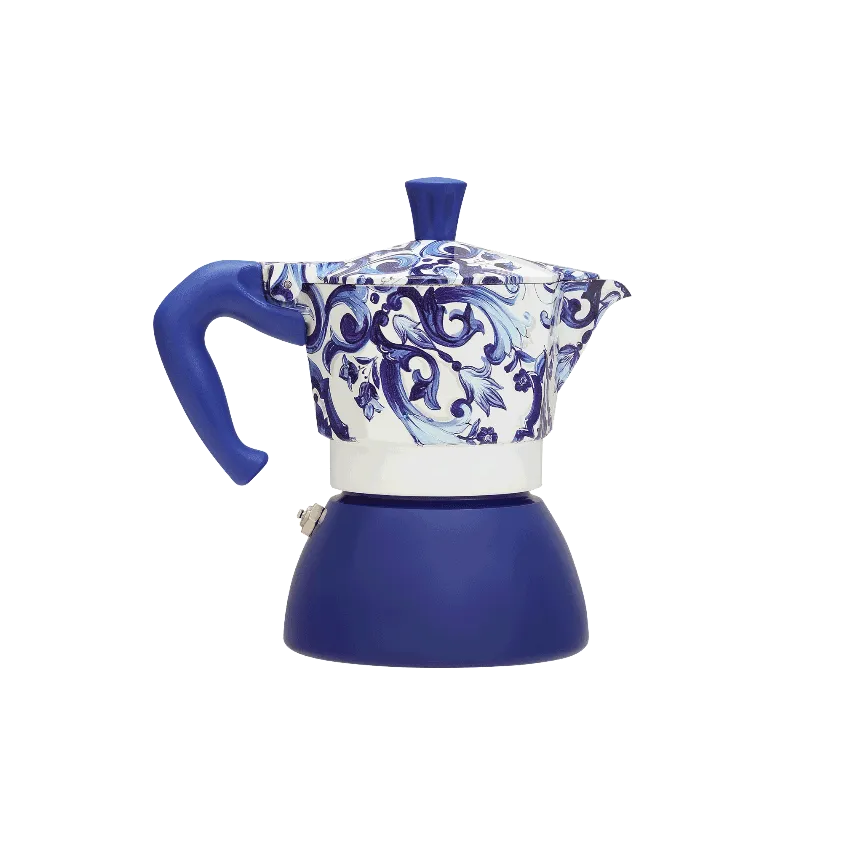 Moka Induction Bialetti Dolce&Gabbana Mediterranean Blue