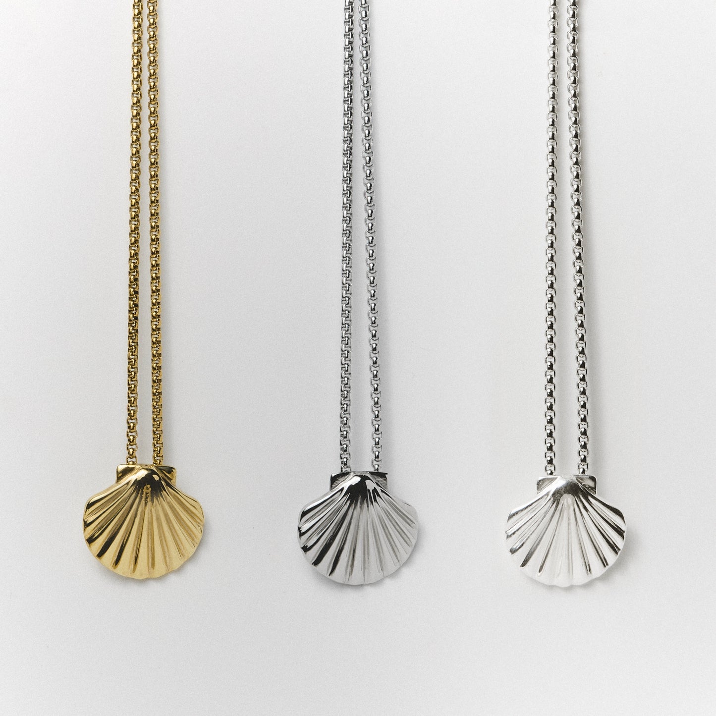 Long Chain Shell silver