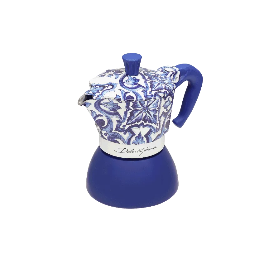 Moka Induction Bialetti Dolce&Gabbana Mediterranean Blue