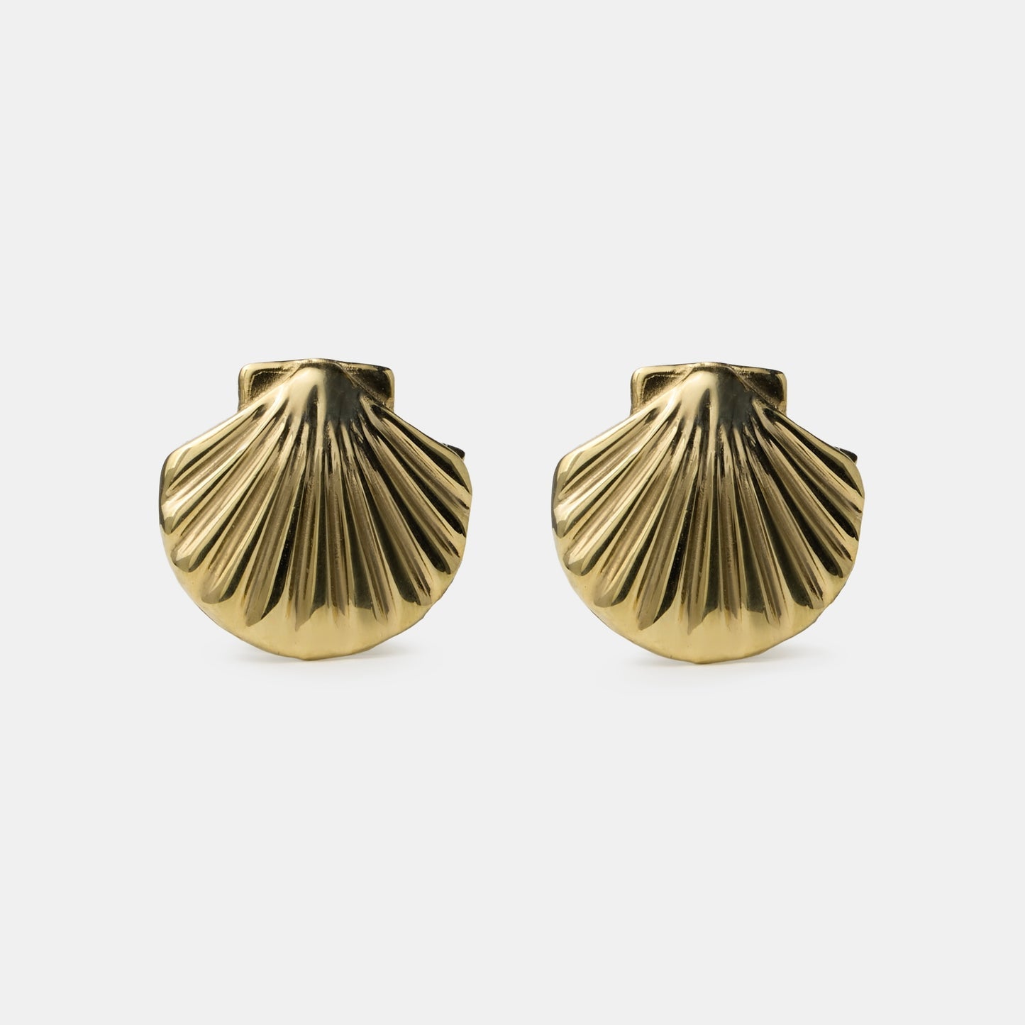 Earrings Shell gold