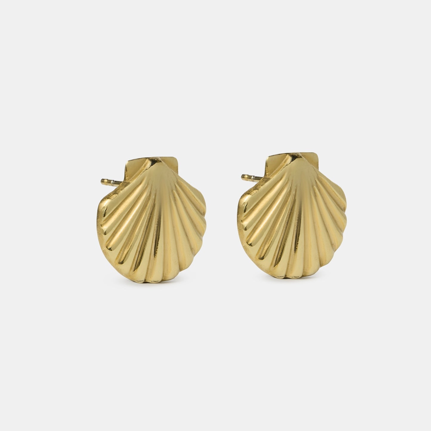 Earrings Shell gold