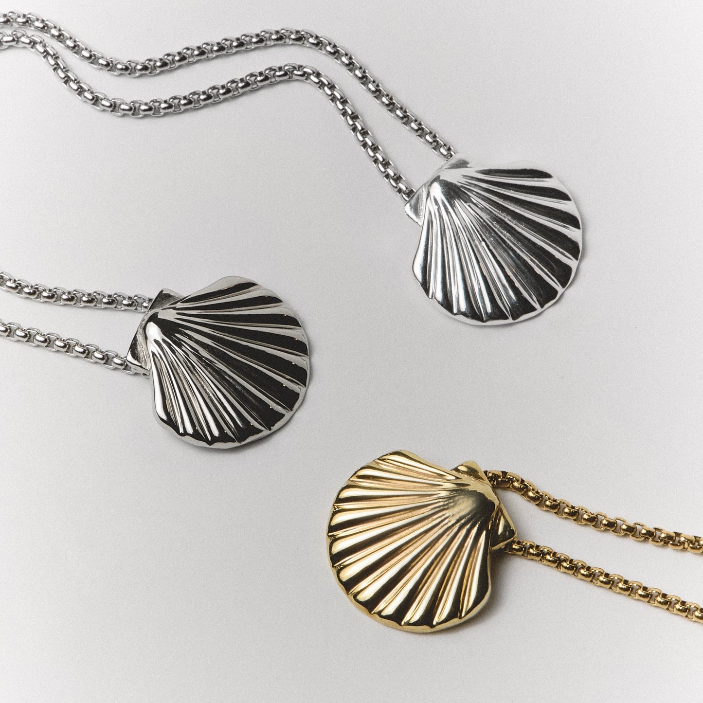 Long Chain Shell silver