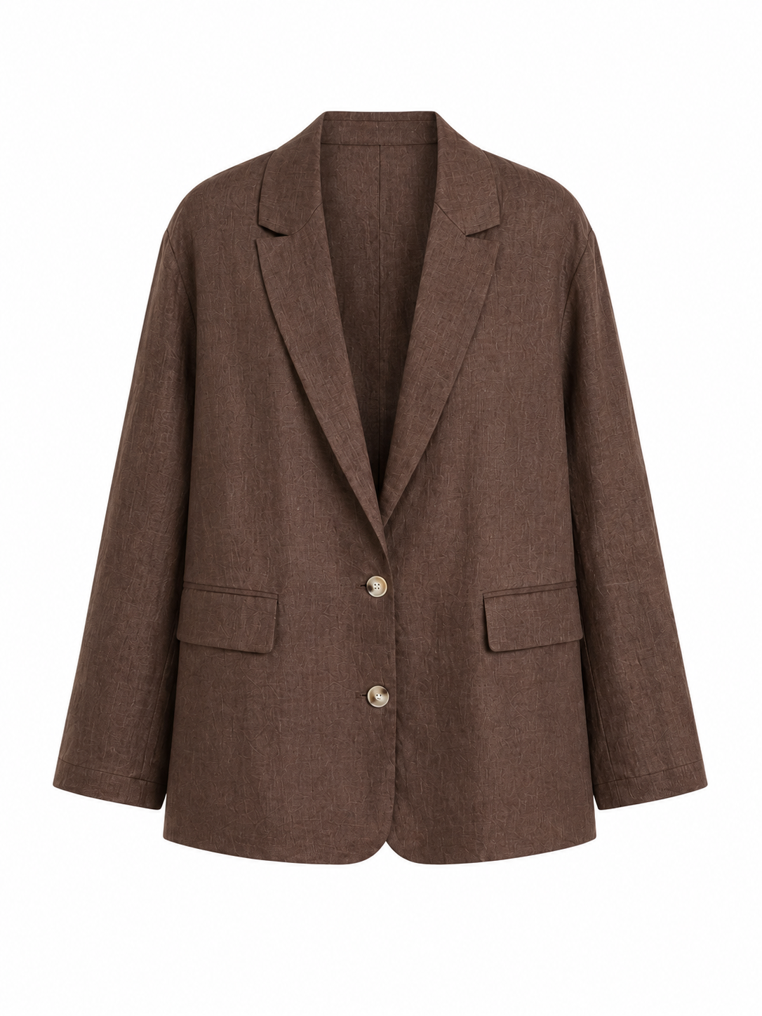 Linen Classic Suit Brown – Lightweight Breathable Summer Set