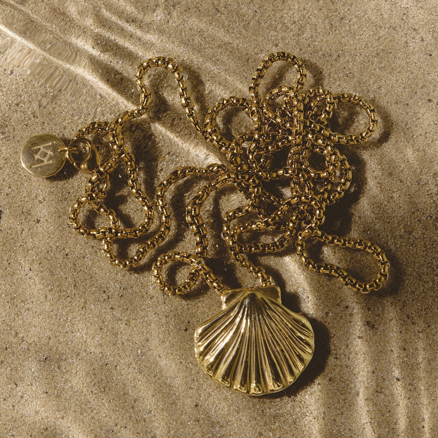 Long Chain Shell gold