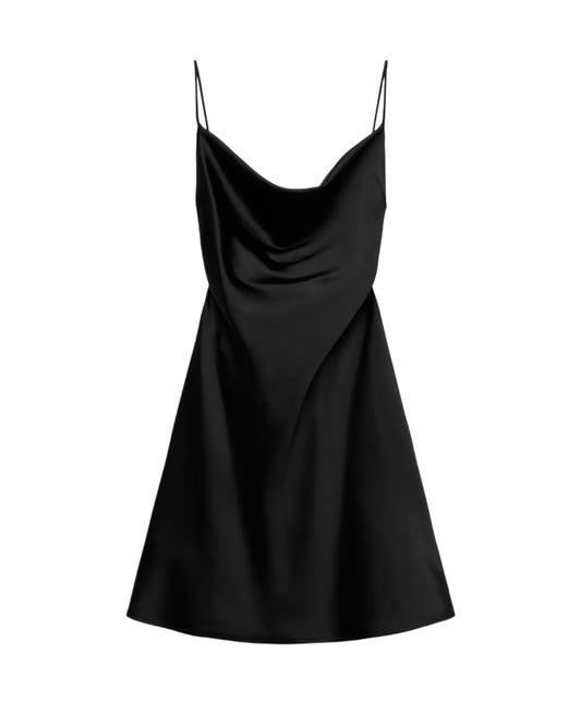MINI COCKTAIL BLACK DRESS