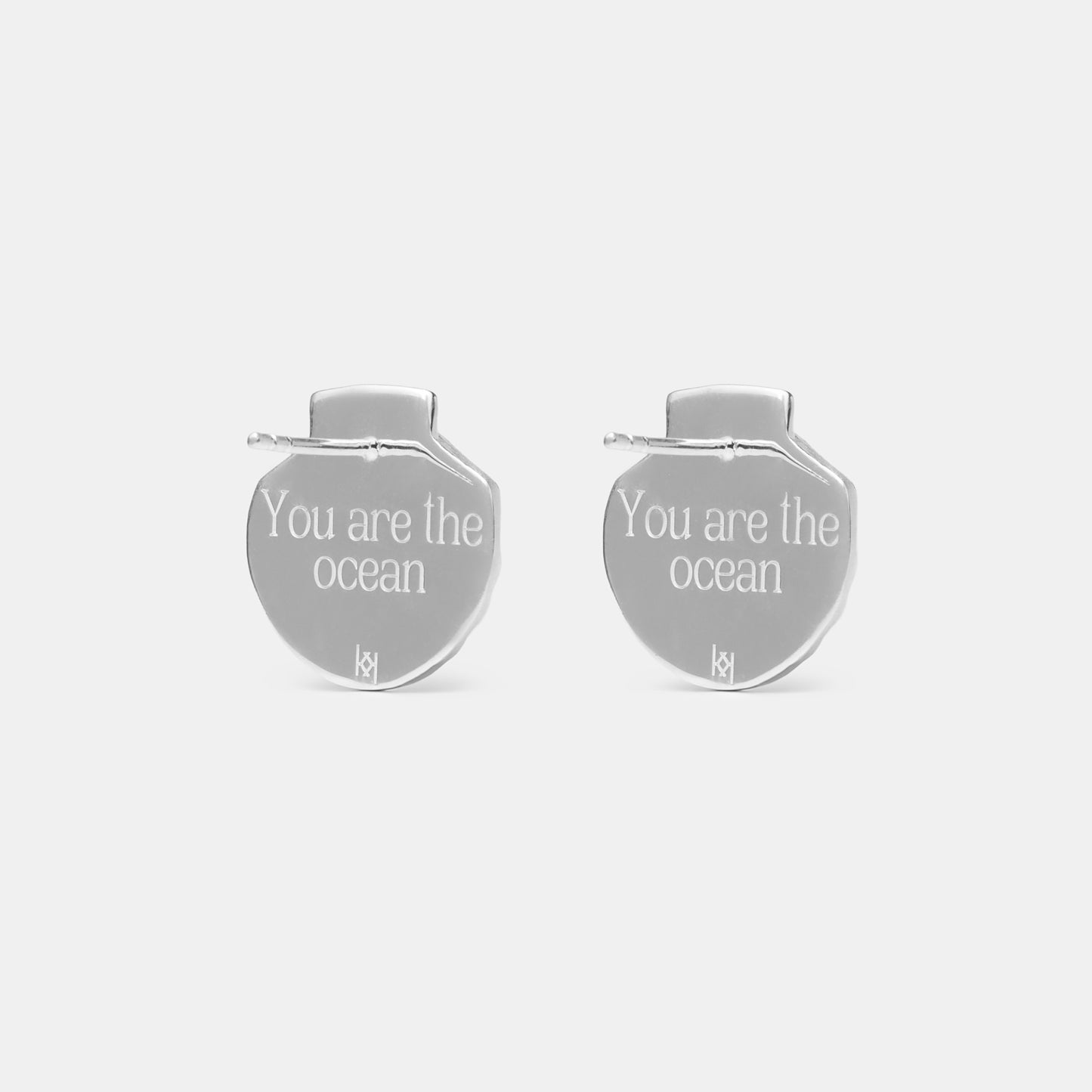 Earrings Shell silver