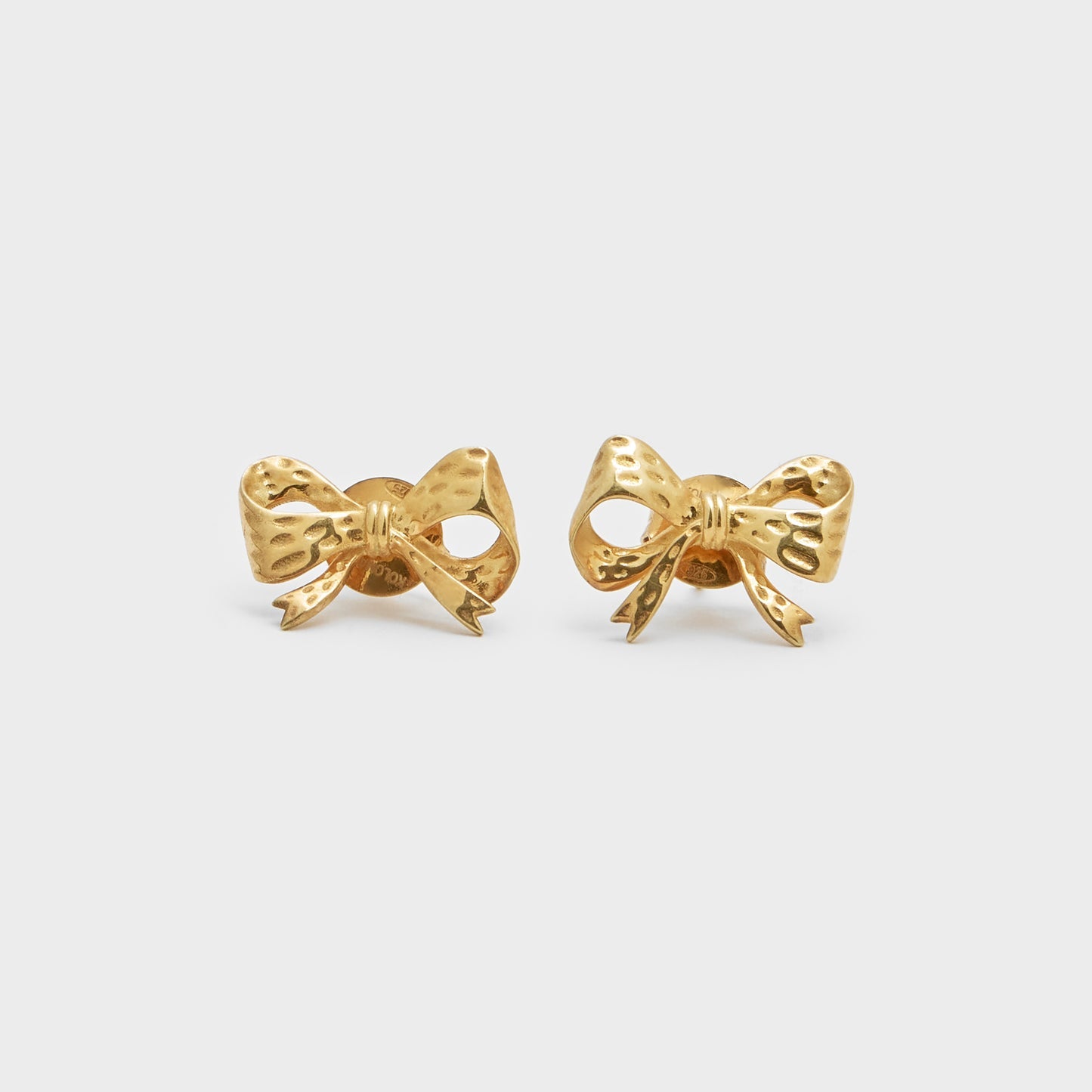 Earrings BOWS gold mini