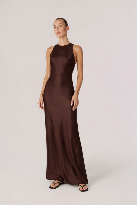 GERA CHOCO MAXI DRESS