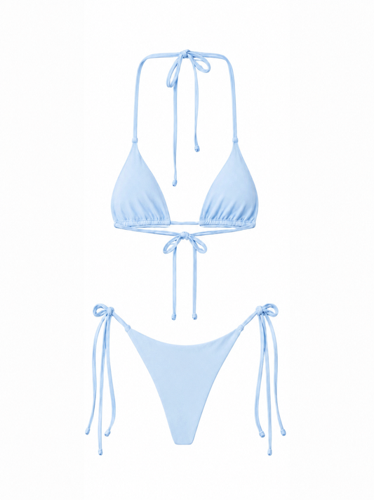 RIVA Baby Blue Bikini Swimsuit – Classic Bottom